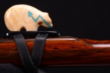 East Indian Rosewood Native American Flute, Minor, High D-5, #G1A